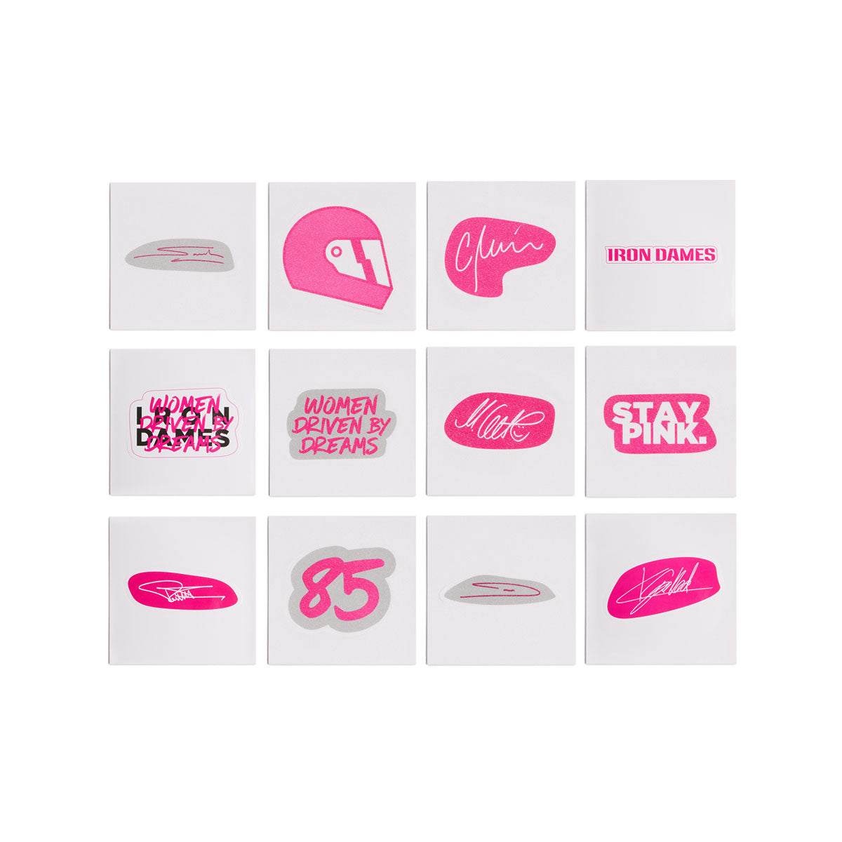 IRON DAMES STICKER PACK