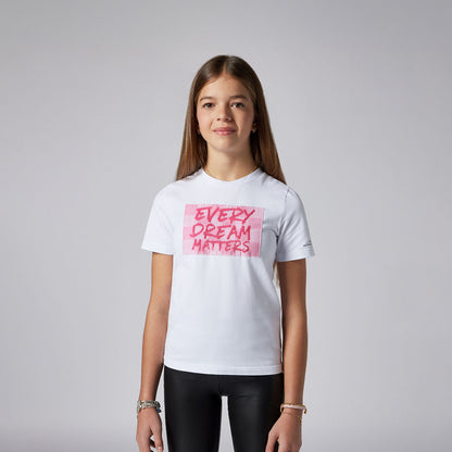 EMBROIDERED TSHIRT KIDS - EVERY DREAM MATTERS