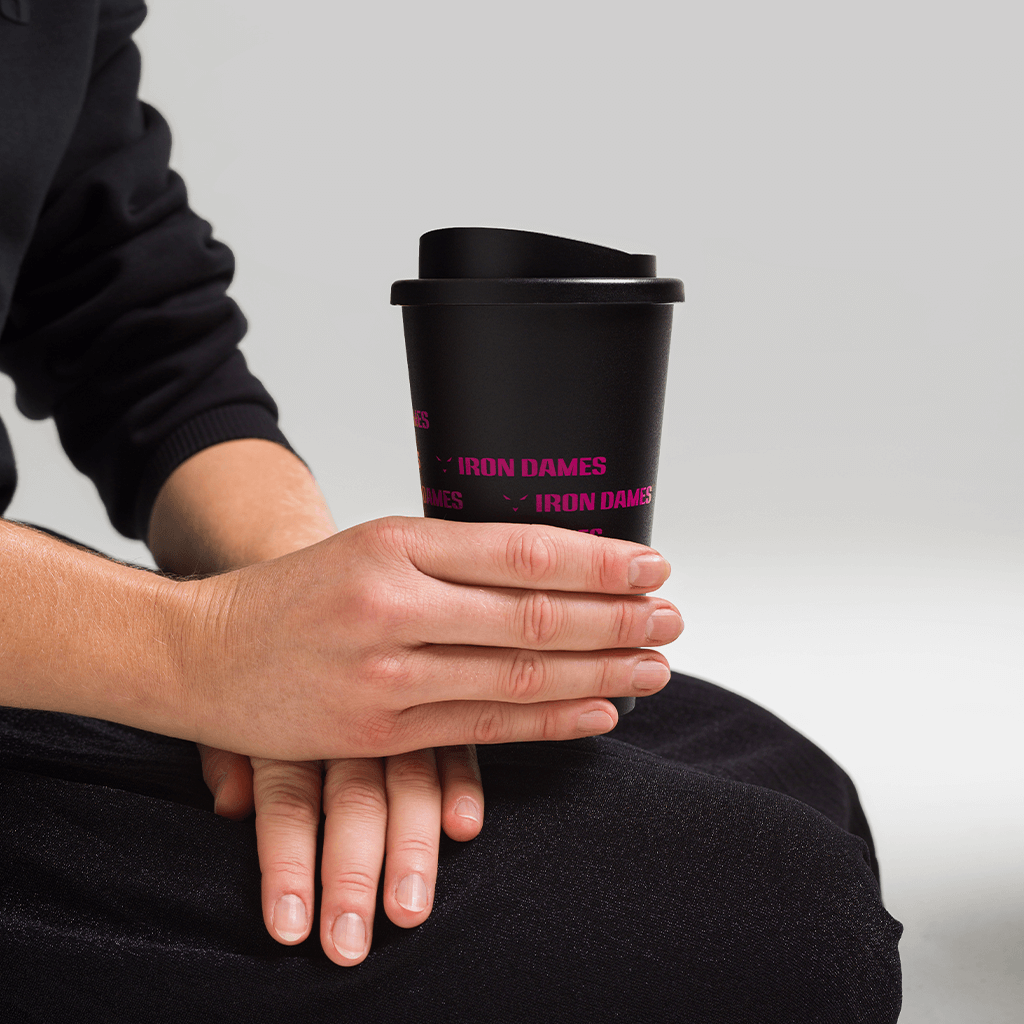 IRON DAMES AMERICANO TRAVEL MUG