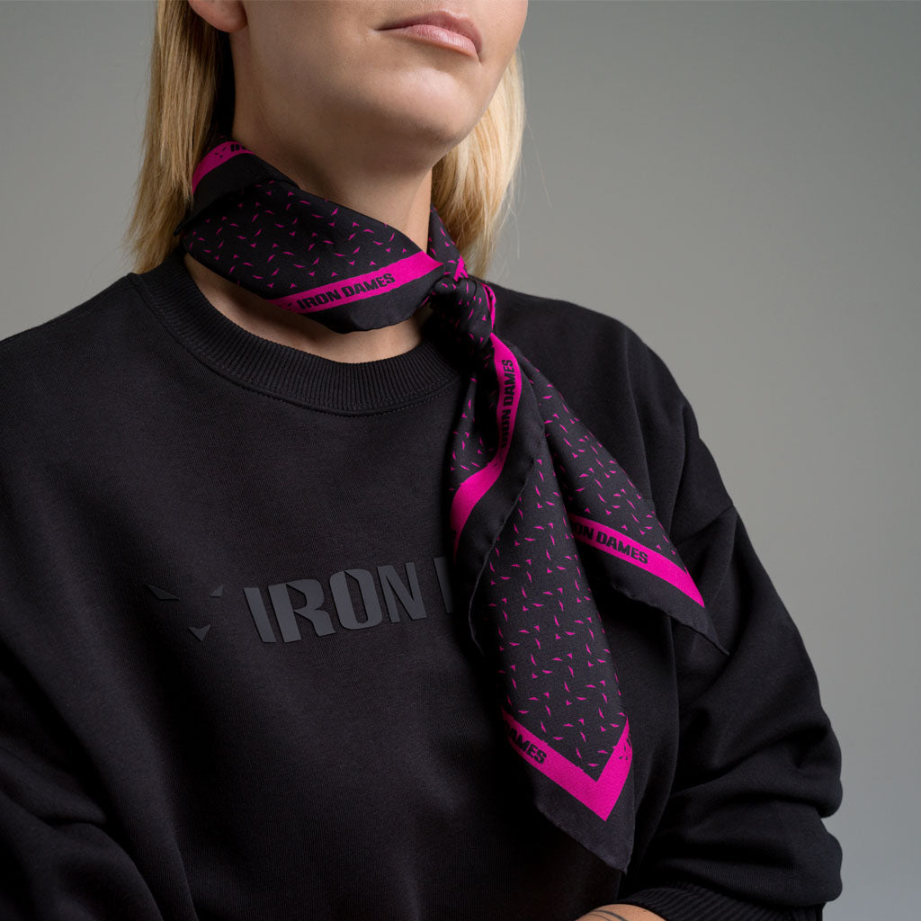 IRON DAMES SILK TWILL SCARF